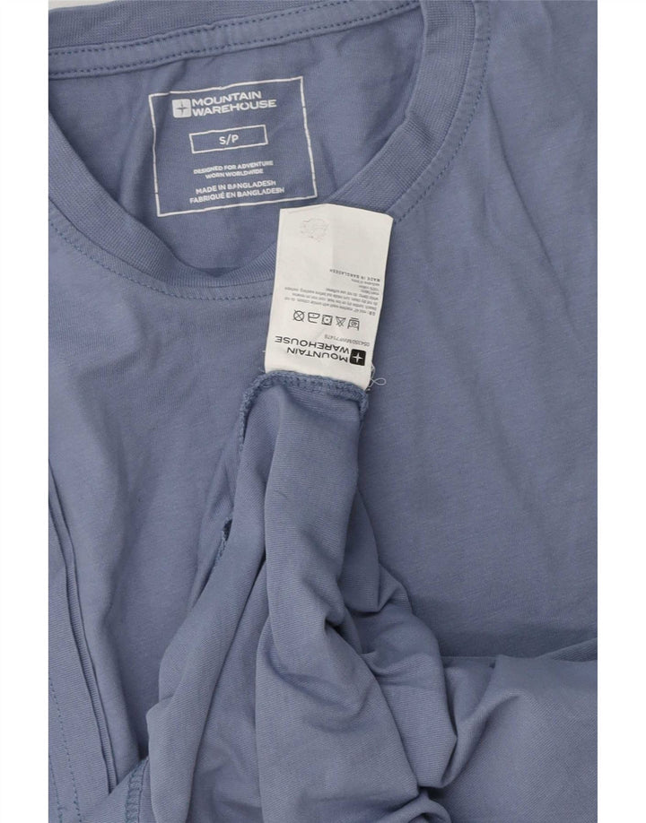 Ανδρικό T-Shirt Mountain Warehouse Top Μικρό Μπλε Βαμβακερό