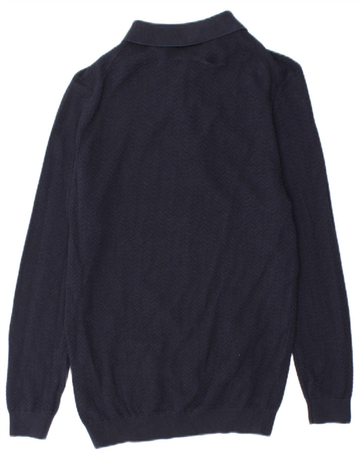 Ανδρικό πουλόβερ Zara Polo Neck Jumper Medium Navy Blue