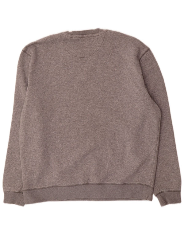 Jack Wills Ανδρικό γραφικό φούτερ Jumper XL Grey Cotton