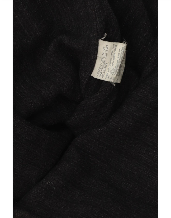 Vintage Ανδρικό Δερμάτινο Μπουφάν UK 42 XL Μαύρο Δερμάτινο
