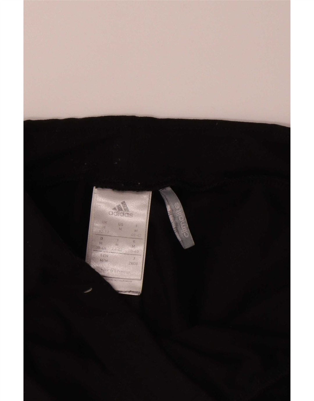 Adidas Γυναικεία κολάν Capri Climalite UK 12/14 Μεσαίο μαύρο πολυεστέρα