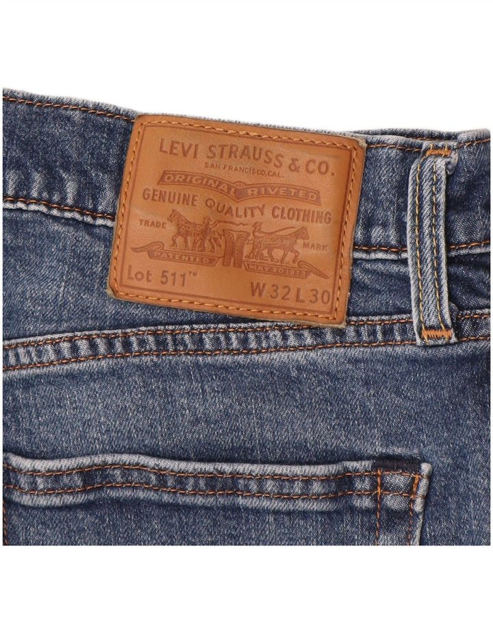 Ανδρικό τζιν LEVI'S Slim W32 L30 Μπλε
