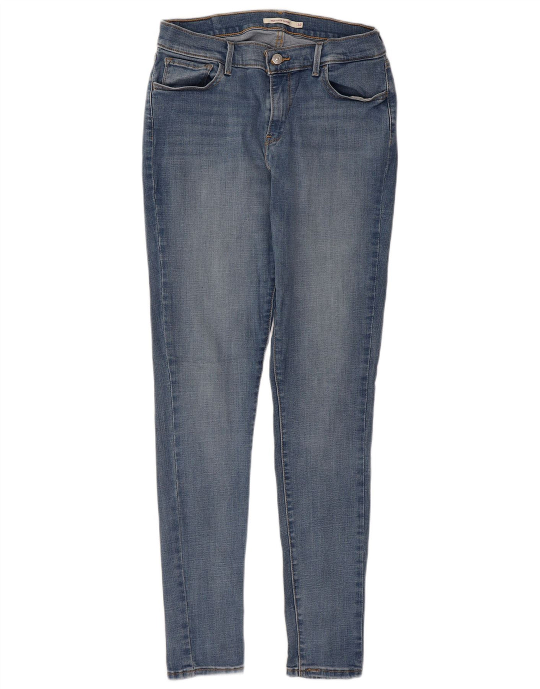 LEVI'S Γυναικείο 710 Super Skinny Jeans W32 L32 Μπλε βαμβακερό
