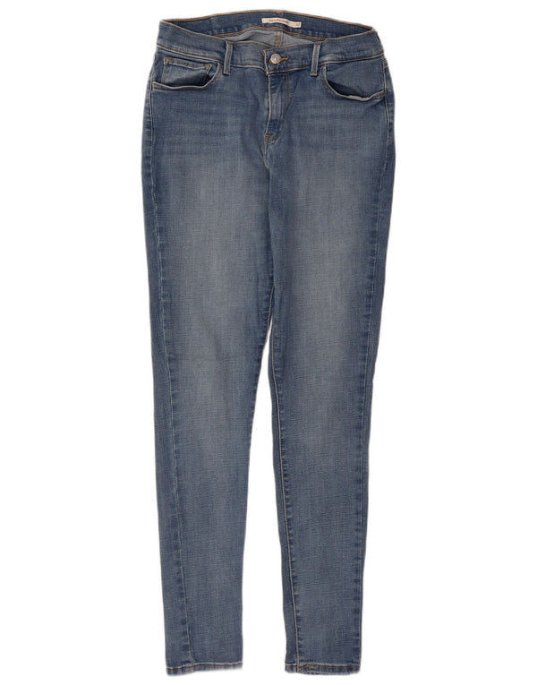 LEVI'S Γυναικείο 710 Super Skinny Jeans W32 L32 Μπλε βαμβακερό