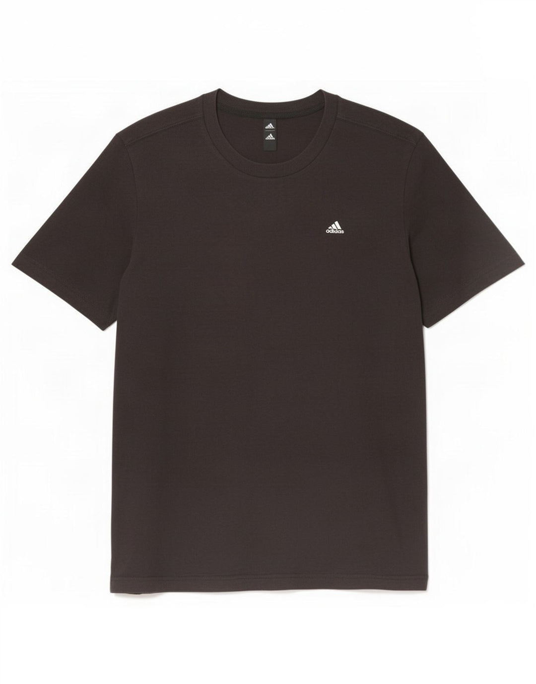 Ανδρικό T-Shirt Adidas Τοπ μεσαίο μαύρο βαμβακερό