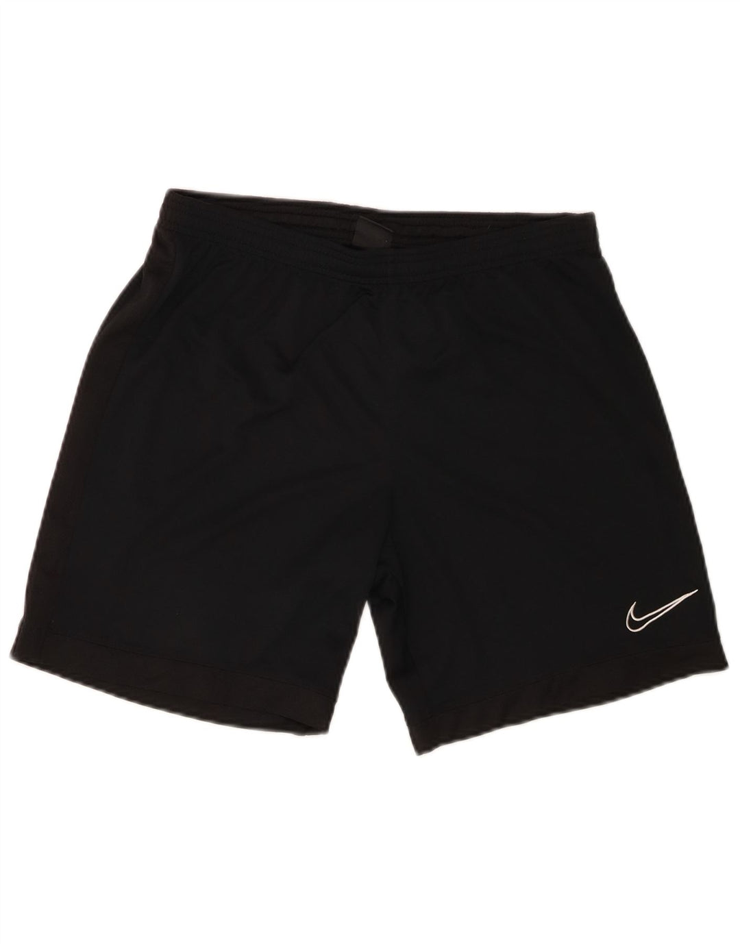 NIKE Womens Dri Fit Sport Shorts UK 14 Large Black Polyester