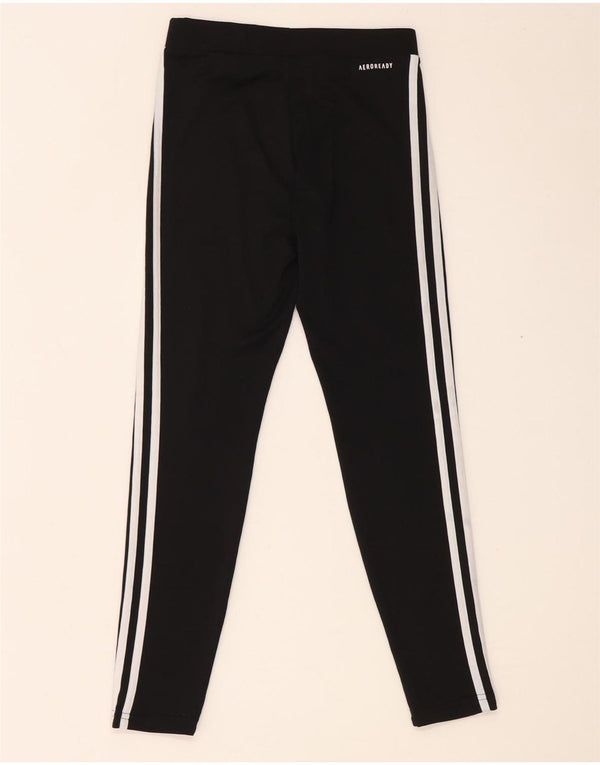 Adidas Girls Aeroready κολάν 11-12 ετών μαύρο