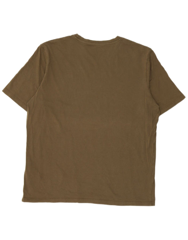 Jack & Jones Ανδρικό T-Shirt Top XL Khaki Cotton