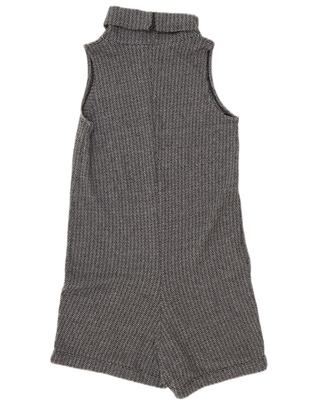 Zara Γυναικείο Αμάνικο Playsuit UK 10 Small Grey