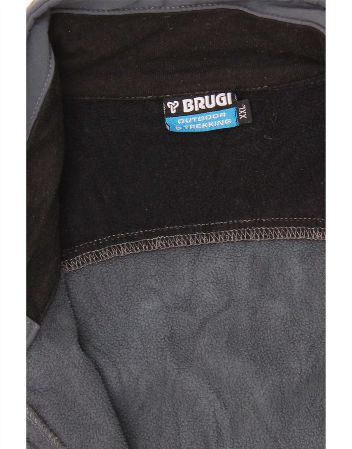 Ανδρικό Μπουφάν Brugi Windbreaker UK 44 2XL Grey Polyester