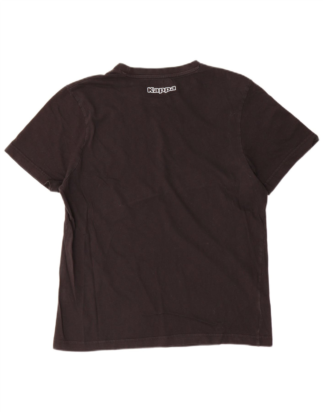 Ανδρικό γραφικό T-Shirt Kappa Top Large Μαύρο Βαμβακερό