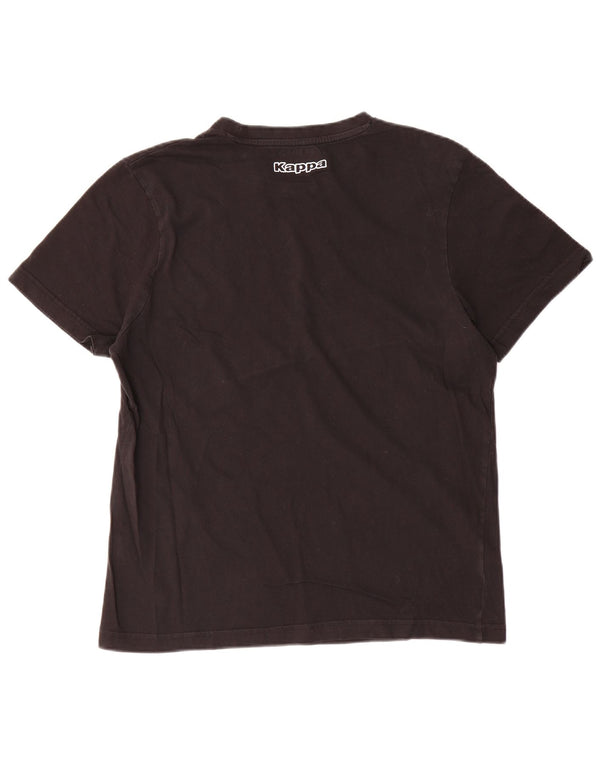 Ανδρικό γραφικό T-Shirt Kappa Top Large Μαύρο Βαμβακερό