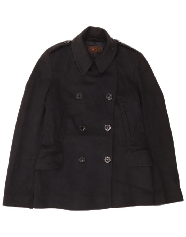 Γυναικείο παλτό Reiss Military Pea UK 10 Small Navy Blue Wool