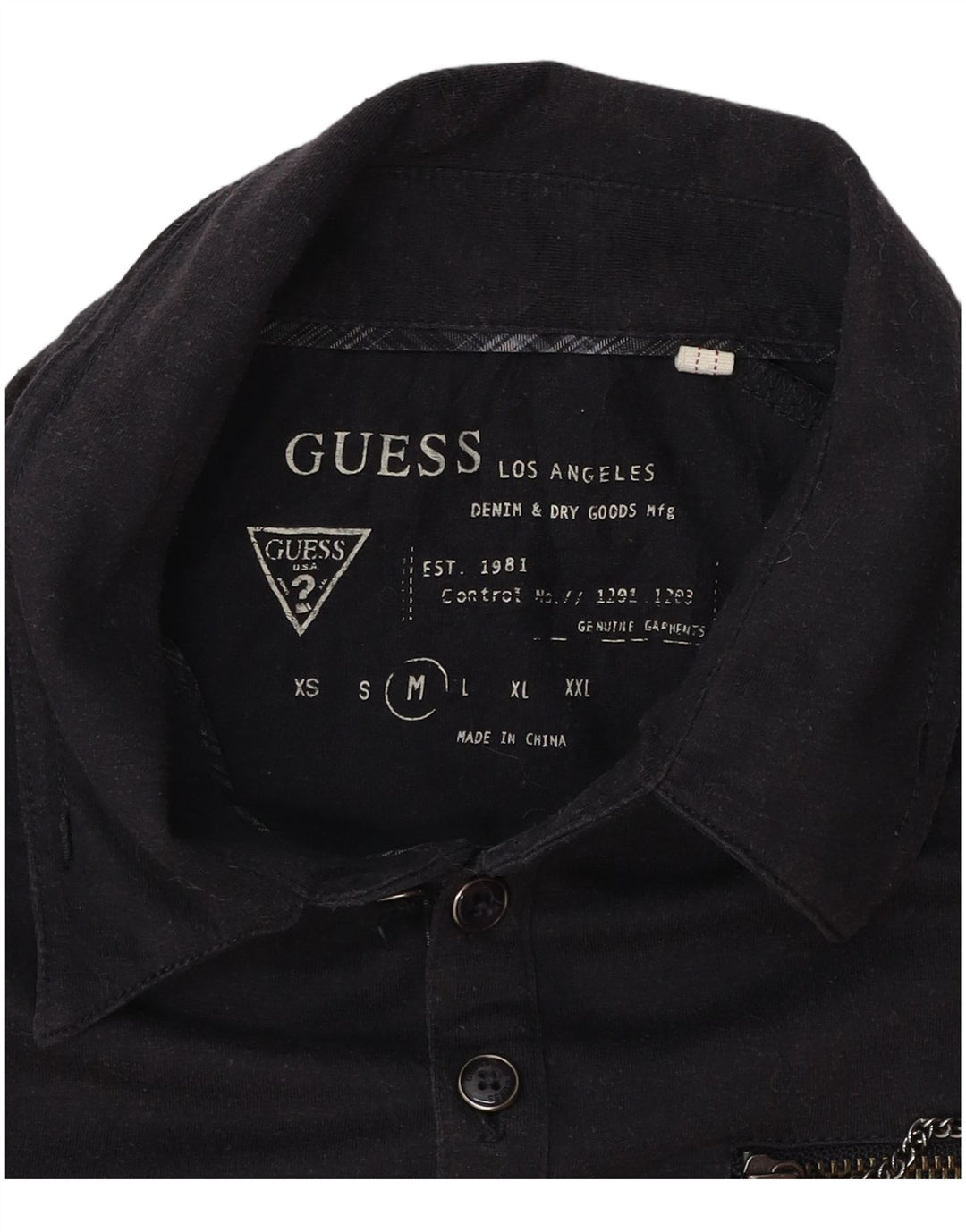 Ανδρικό στρατιωτικό μπλουζάκι πόλο Guess σε μεσαίο γκρι χρώμα