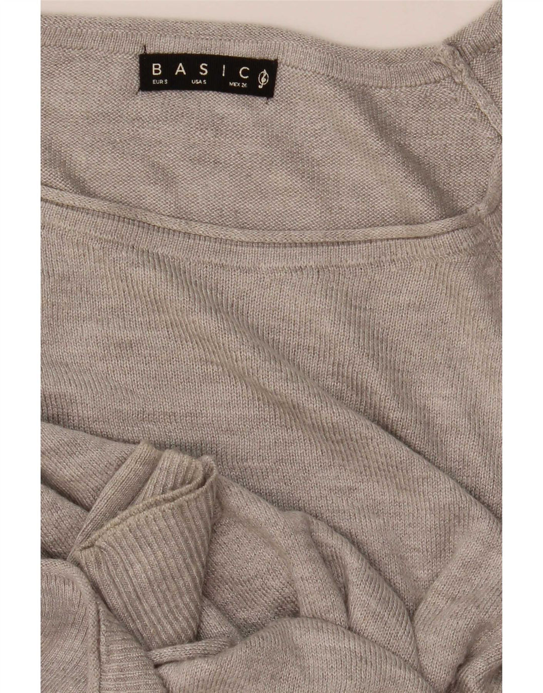 Stradivarius Γυναικεία Μπλούζα Loose Fit Top UK 10 Small Grey