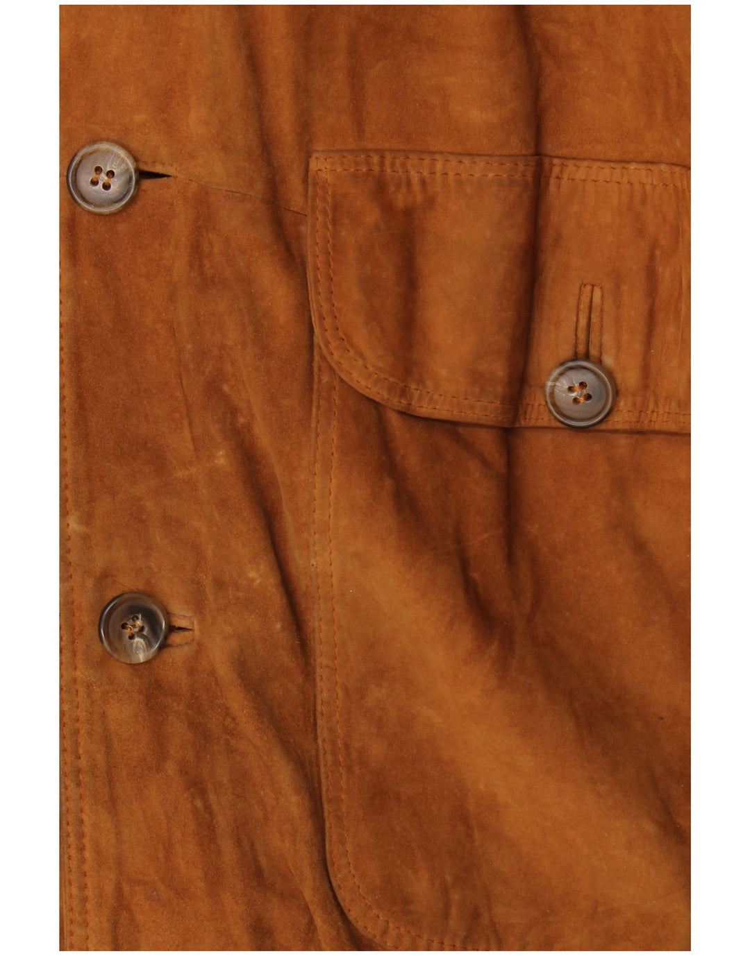 Al Duca D'Aosta Ανδρικό Suede Bomber Jacket IT 52 XL Brown