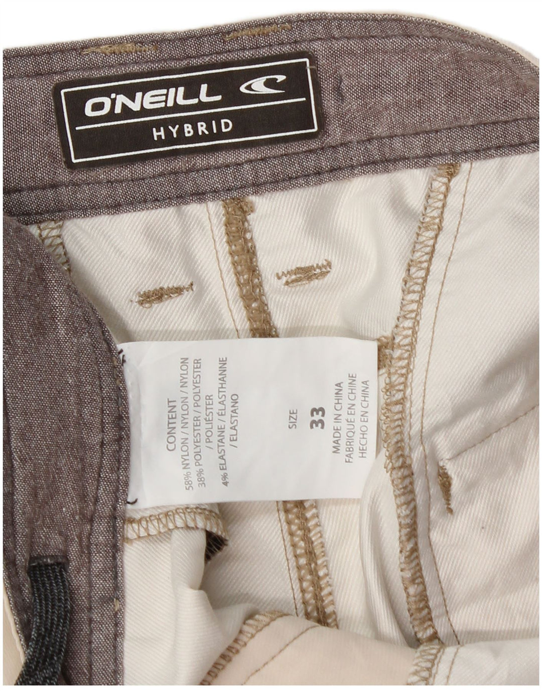 Ανδρικό σορτς Chino O'Neill W33 Medium Off White Nylon
