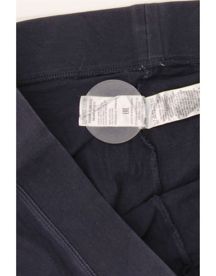 Marks & Spencer Γυναικεία Κολάν UK 16 Large Navy Blue από βαμβάκι