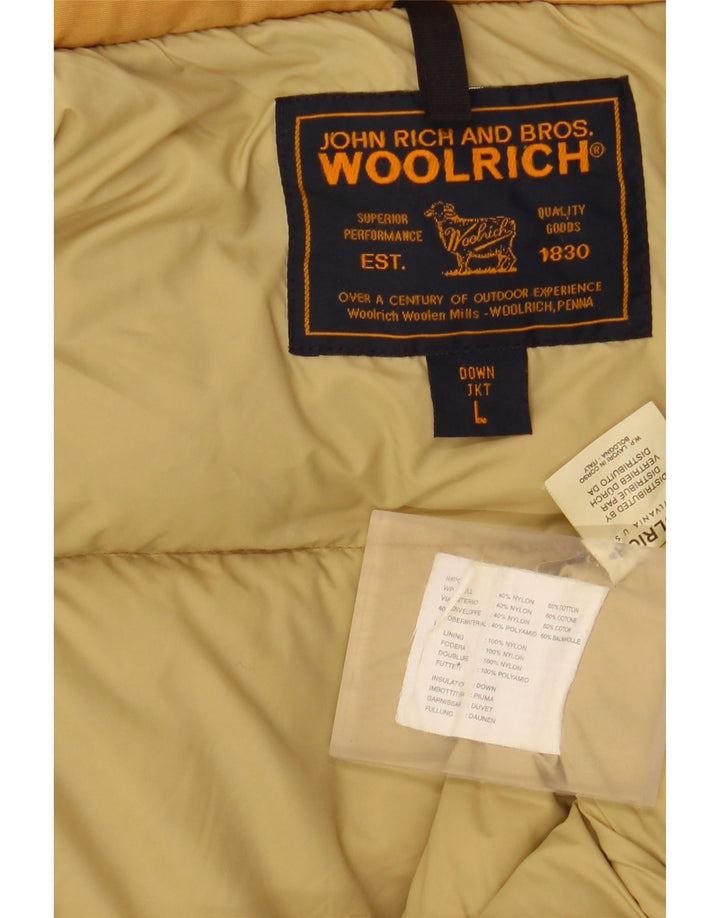 Woolrich Ανδρική επένδυση Gilet UK 40 Large Yellow Nylon