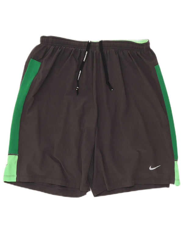 Ανδρικά σορτς Nike Regular Sports Small Grey Colourblock Polyester Sports