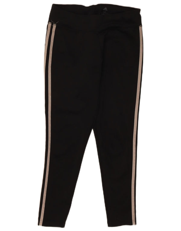 Adidas Womens Climalite Leggings UK 12/14 Medium Black Polyester