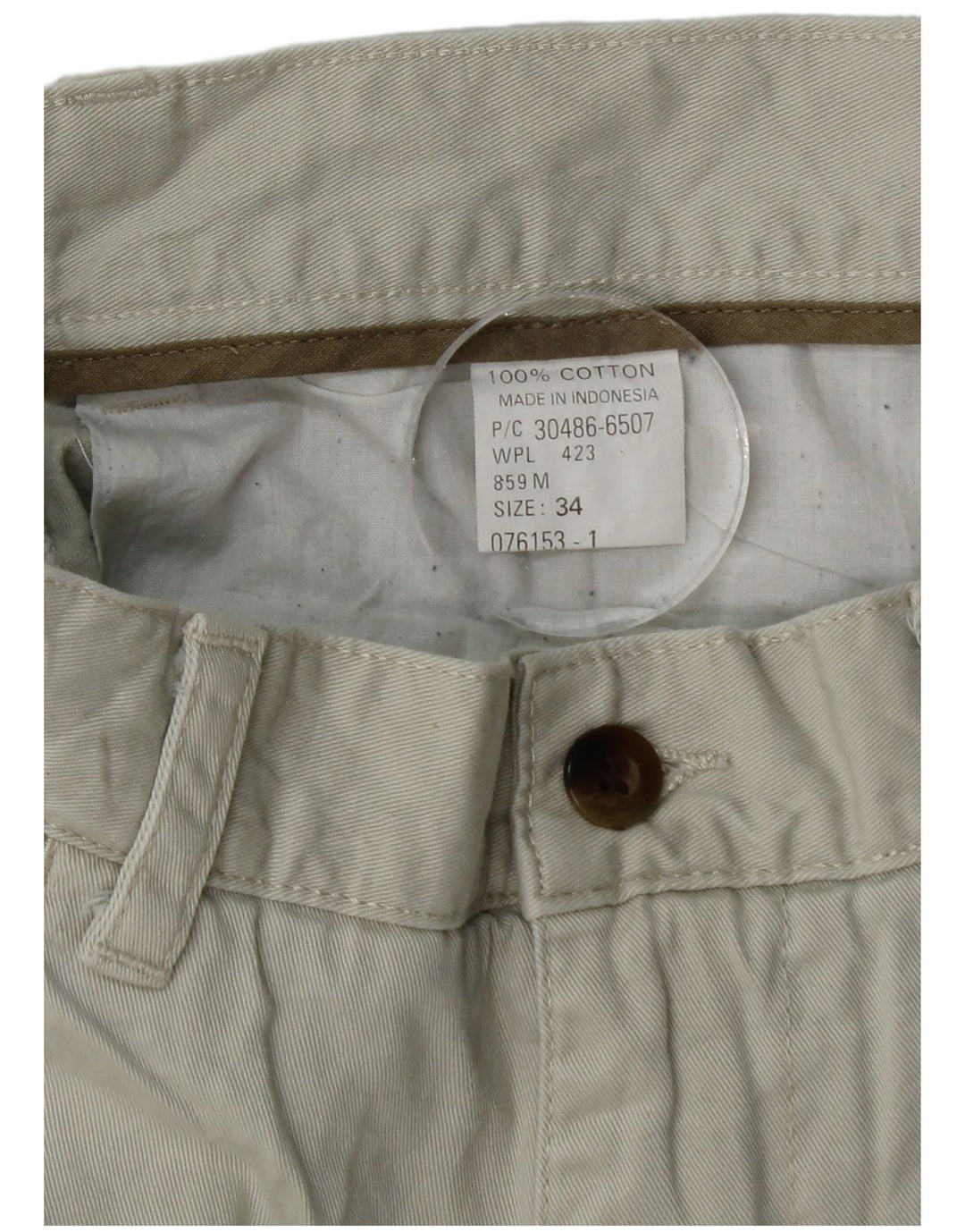 DOCKERS Ανδρικό Σορτς Chino Khakis W34 Μεγάλο Μπλε Βαμβακερό