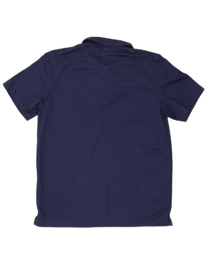 Ανδρικό πουκάμισο Adidas Climalite Polo μεγάλο Navy Blue Polyester