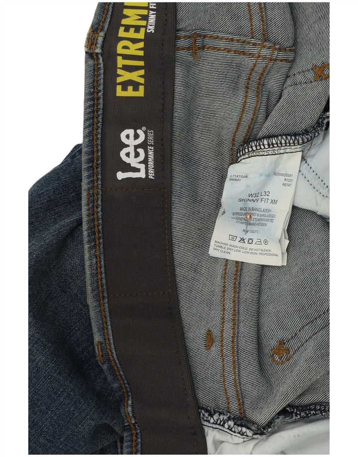LEE Γυναικείο Extreme Comfort Skinny Jeans W32 L32 Μπλε βαμβακερό