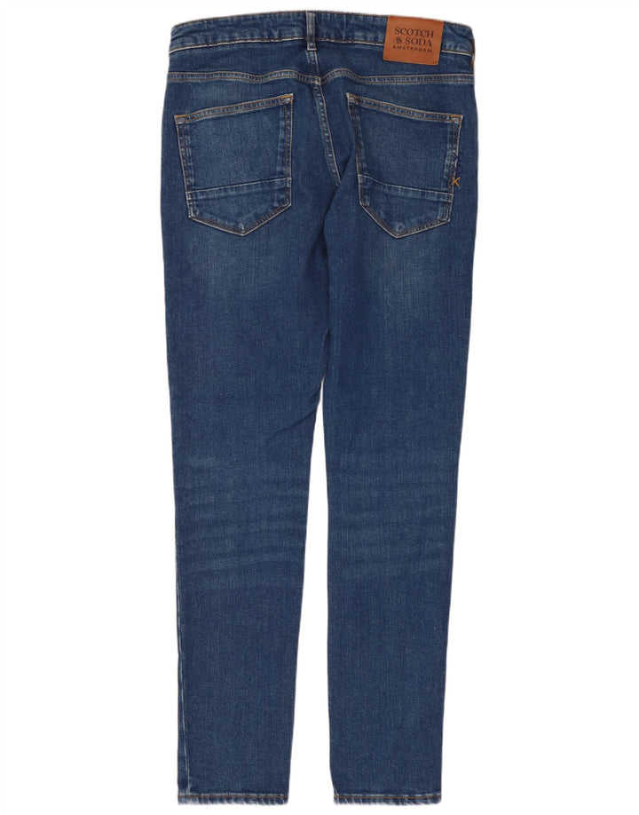 Ανδρικά τζιν SCOTCH & SODA Άμστερνταμ Skinny Jeans W32 L32 Μπλε βαμβακερό