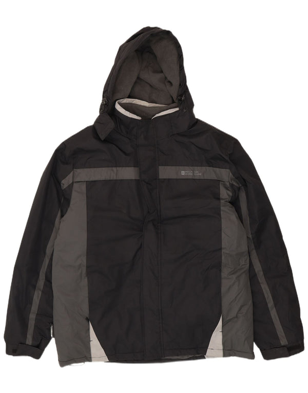 Ανδρικό μπουφάν σκι με κουκούλα Mountain Warehouse UK 42 XL Black Colourblock