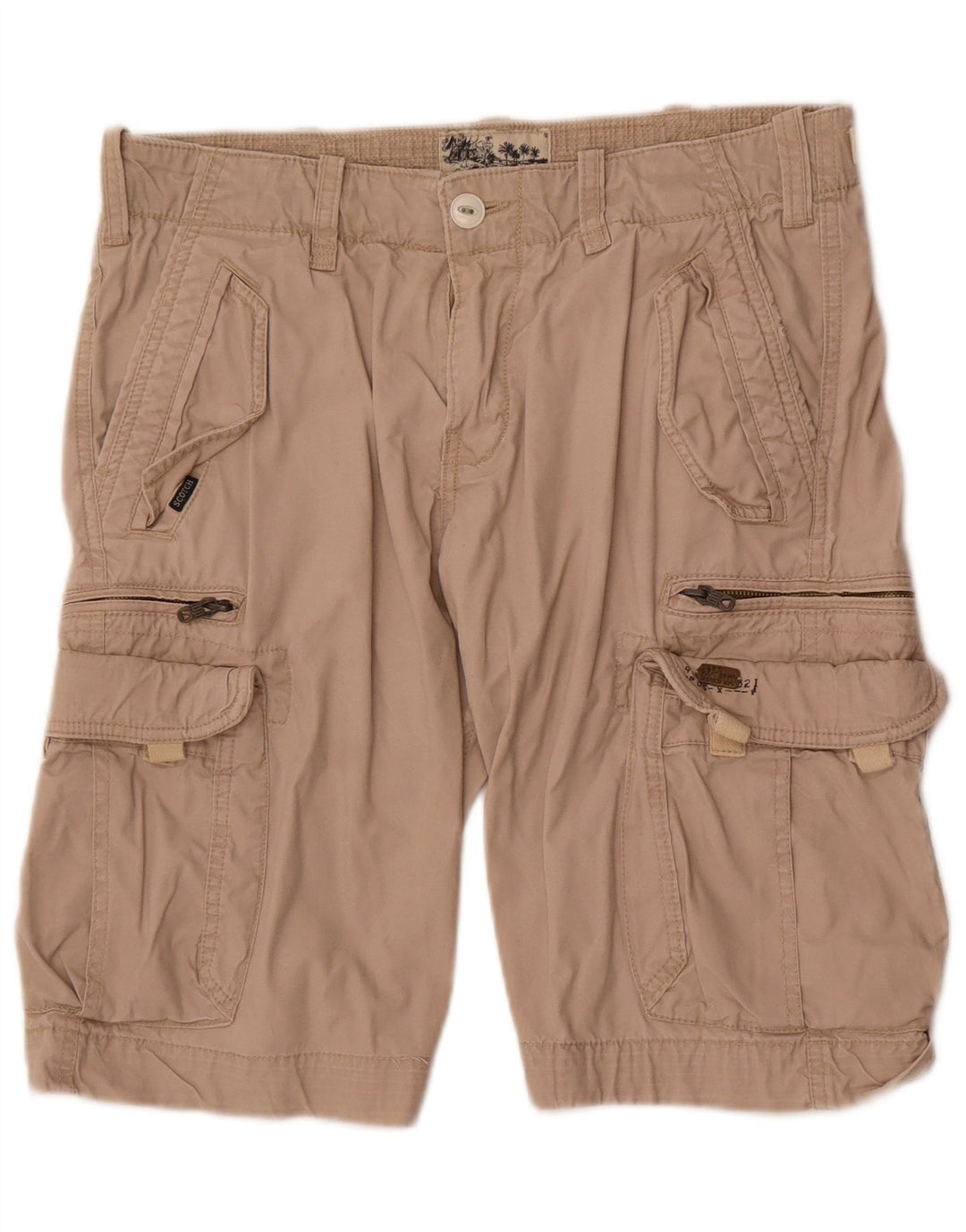 Ανδρικό σορτς Cargo Scotch & Soda W32 Βαμβακερό μεσαίο μπεζ