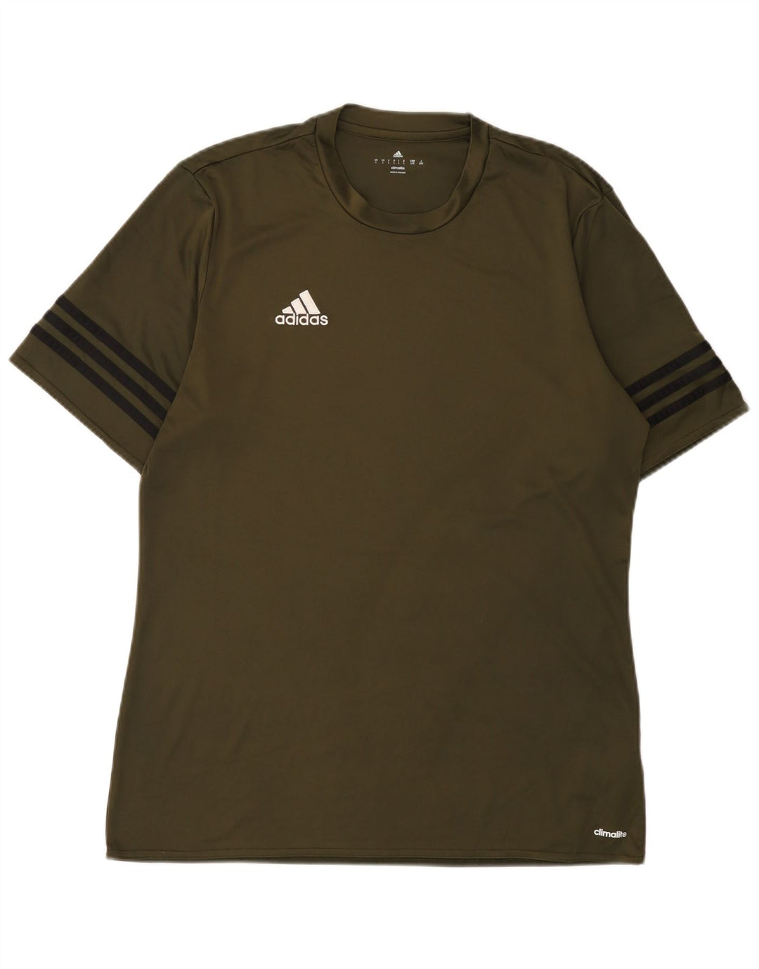 Adidas Ανδρικό T-Shirt Climalite Top Large Khaki Polyester