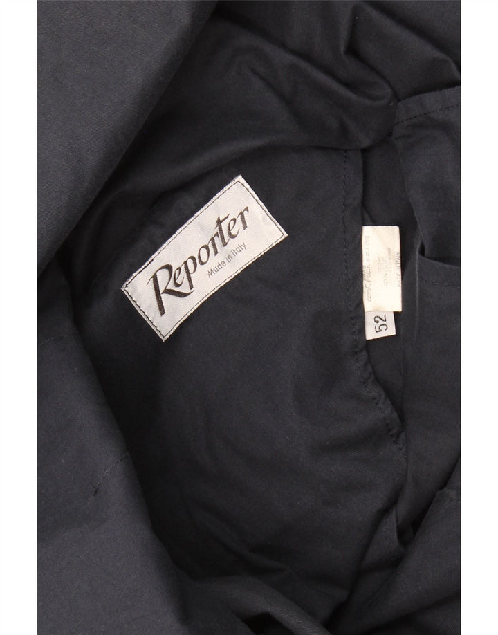 Reporter Ανδρικό Μπουφάν Blazer 1 Κουμπί IT 52 XL Navy Blue Cotton