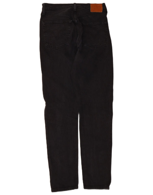 Levi's Mens 501 Straight Jeans W26 L30 Μαύρο βαμβακερό