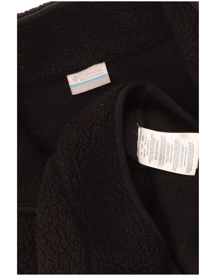 Columbia Ανδρικό Fleece Jacket UK 40 Large Black Polyester