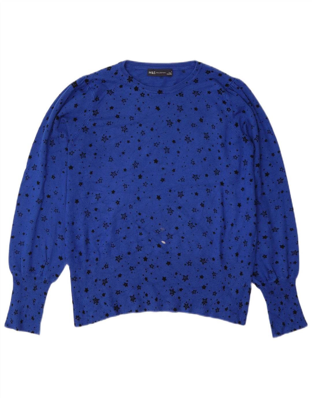 Marks & Spencer Γυναικείο πουλόβερ με λαιμόκαυστο UK 14 Medium Blue