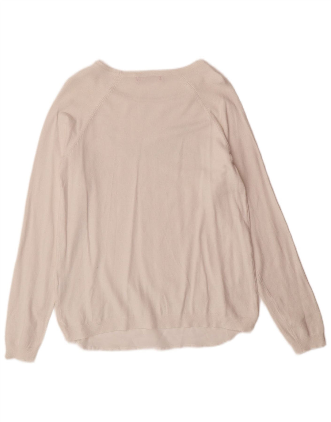 Guess Γυναικείο γραφικό πουλόβερ με λαιμόκοψη UK 10 Small White