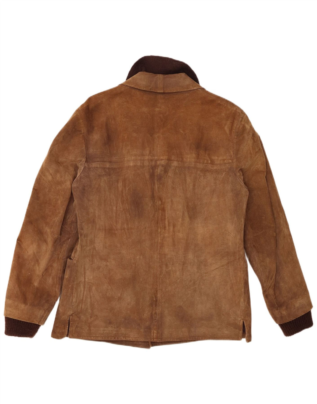 Vintage Ανδρικό Suede Jacket IT 52 Large Brown