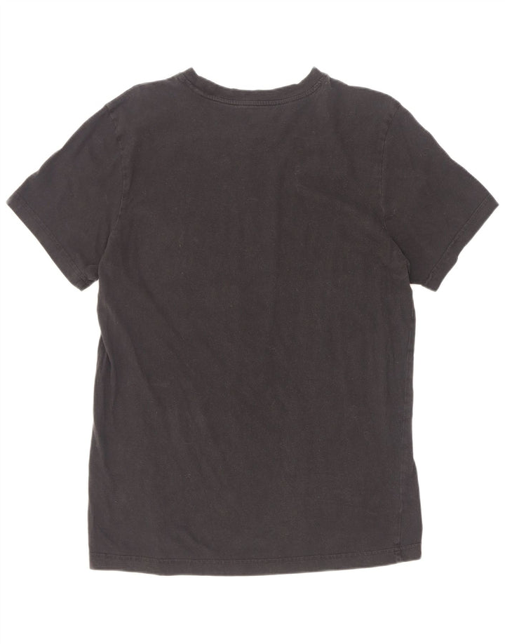 Ανδρικό γραφικό T-Shirt Adidas Top Μεσαίο μαύρο βαμβακερό