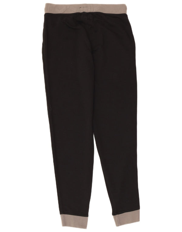 Kappa Γυναικεία αθλητική φόρμα Παντελόνι Joggers UK 14 Medium Black Cotton