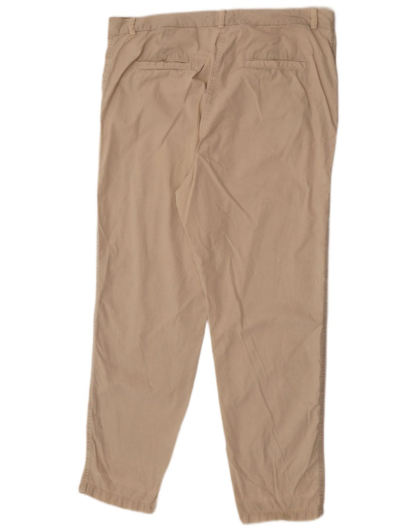 Γυναικείο ψηλόμεσο παντελόνι Chino Marks & Spencer UK 16 Large W36 L30 Beige