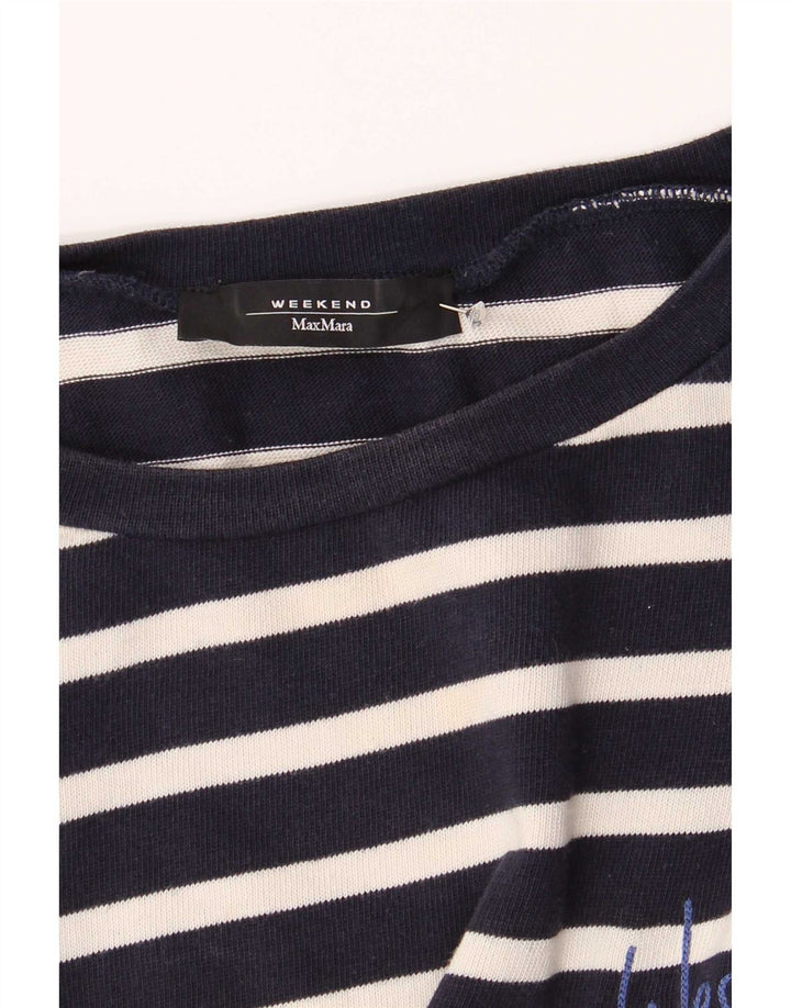 Max Mara Γυναικείο Σαββατοκύριακο με μανίκια 3/4 UK 14 Medium Navy Blue Nautical