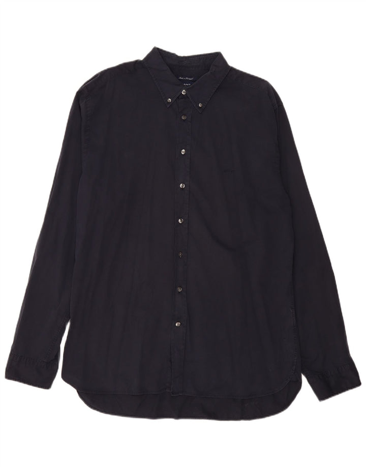 Ανδρικό πουκάμισο GANT 2XL Μαύρο