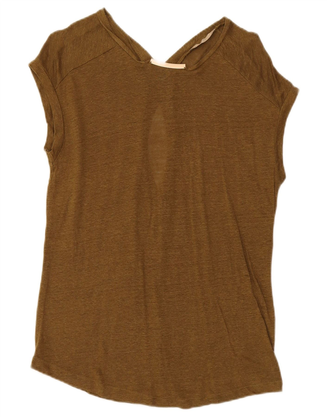 Zara Γυναικεία Μπλούζα Τοπ UK 10 Small Khaki