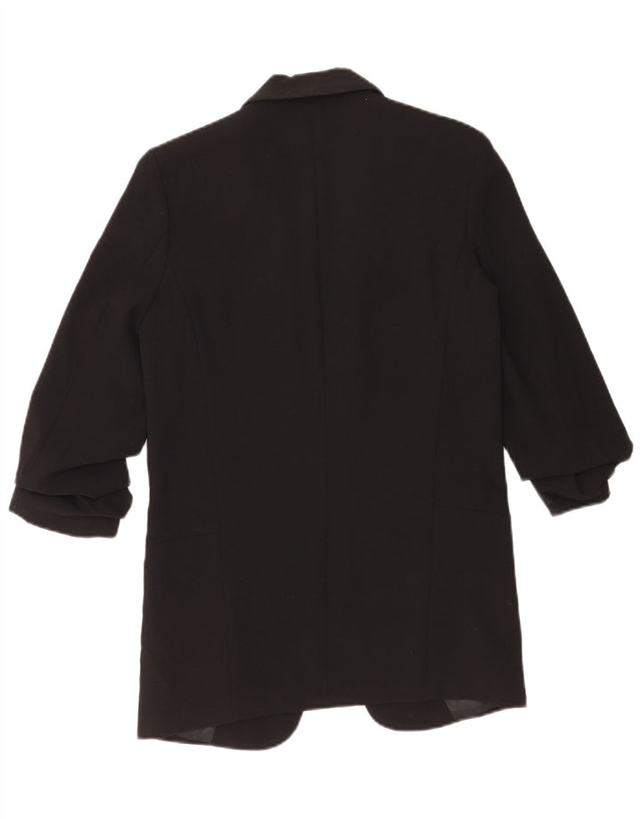 Zara Γυναικείο Μπουφάν Blazer Oversized UK 6 XS Μαύρο Πολυεστέρας