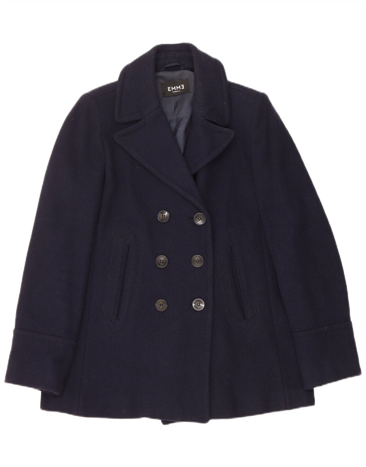 Marella Γυναικείο EMME Pea Coat UK 12 Medium Navy Blue