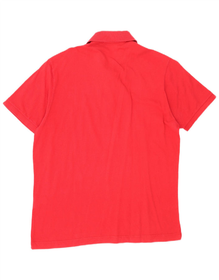 Sergio Tacchini Ανδρικό πουκάμισο πόλο IT 50 Μεσαίο κόκκινο βαμβακερό