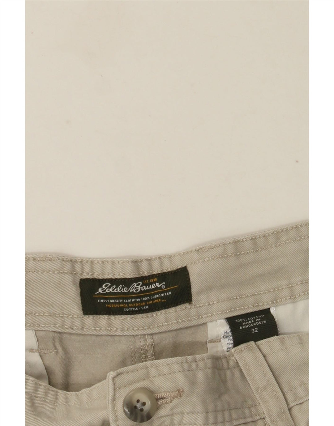Ανδρικό σορτς Chino Eddie Bauer W32 Μεσαίο γκρι βαμβακερό