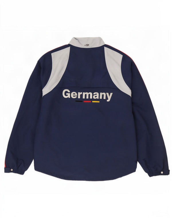 Adidas Mens Germany Tracksuit Top Jacket UK 44/46 Large Navy Blue
