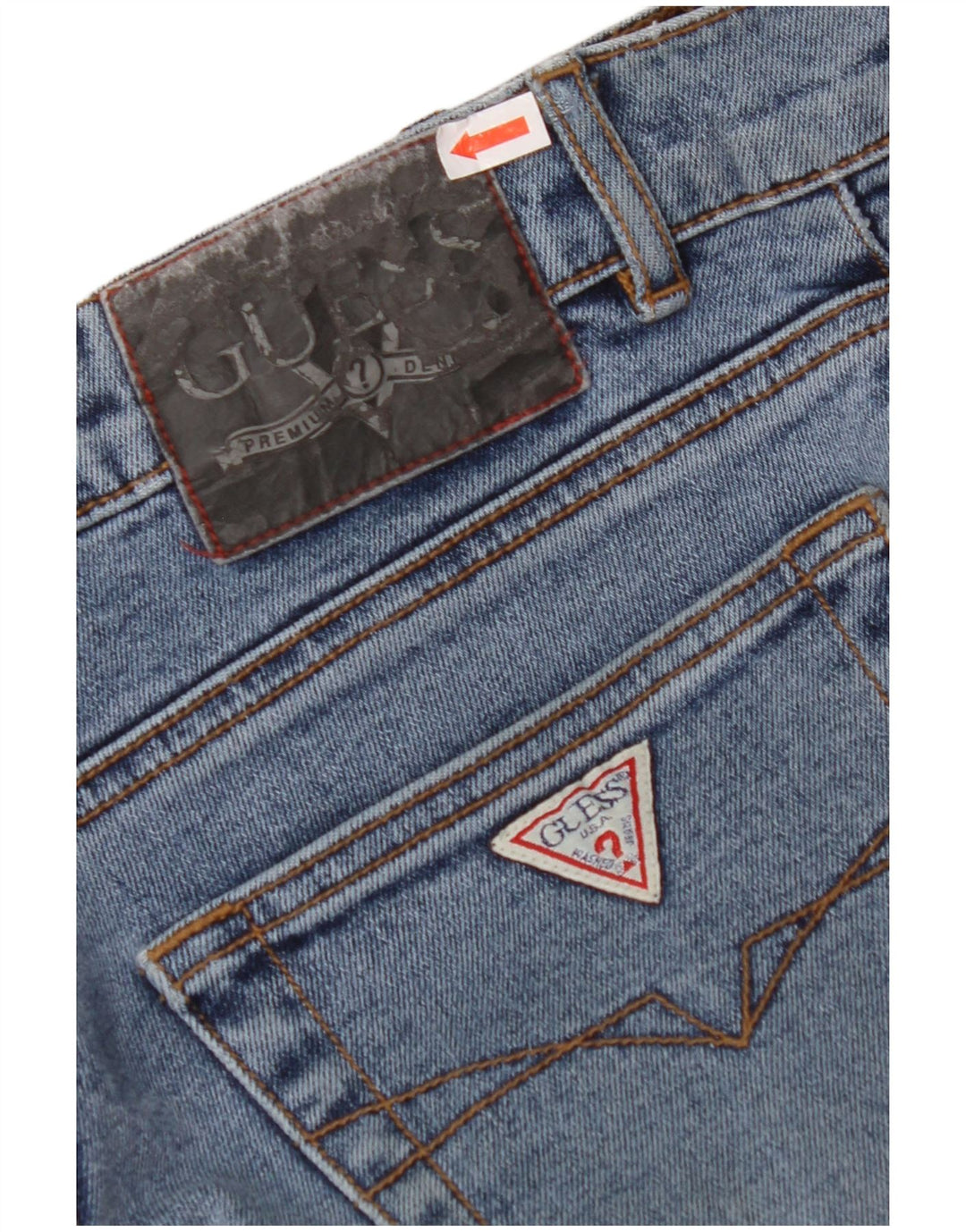 GUESS Γυναικείο Bootcut Jeans W28 L32 Μπλε βαμβακερό